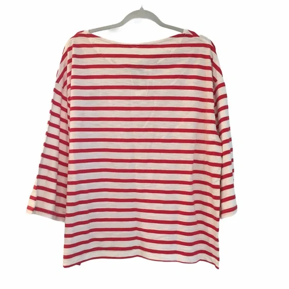 Levi’s Embroidered Rose Stripe Sailor T-shirt - Picture 3 of 5